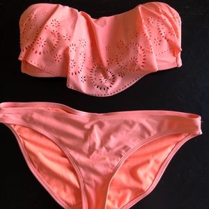 Coral Target bikini - XL bottom, L top